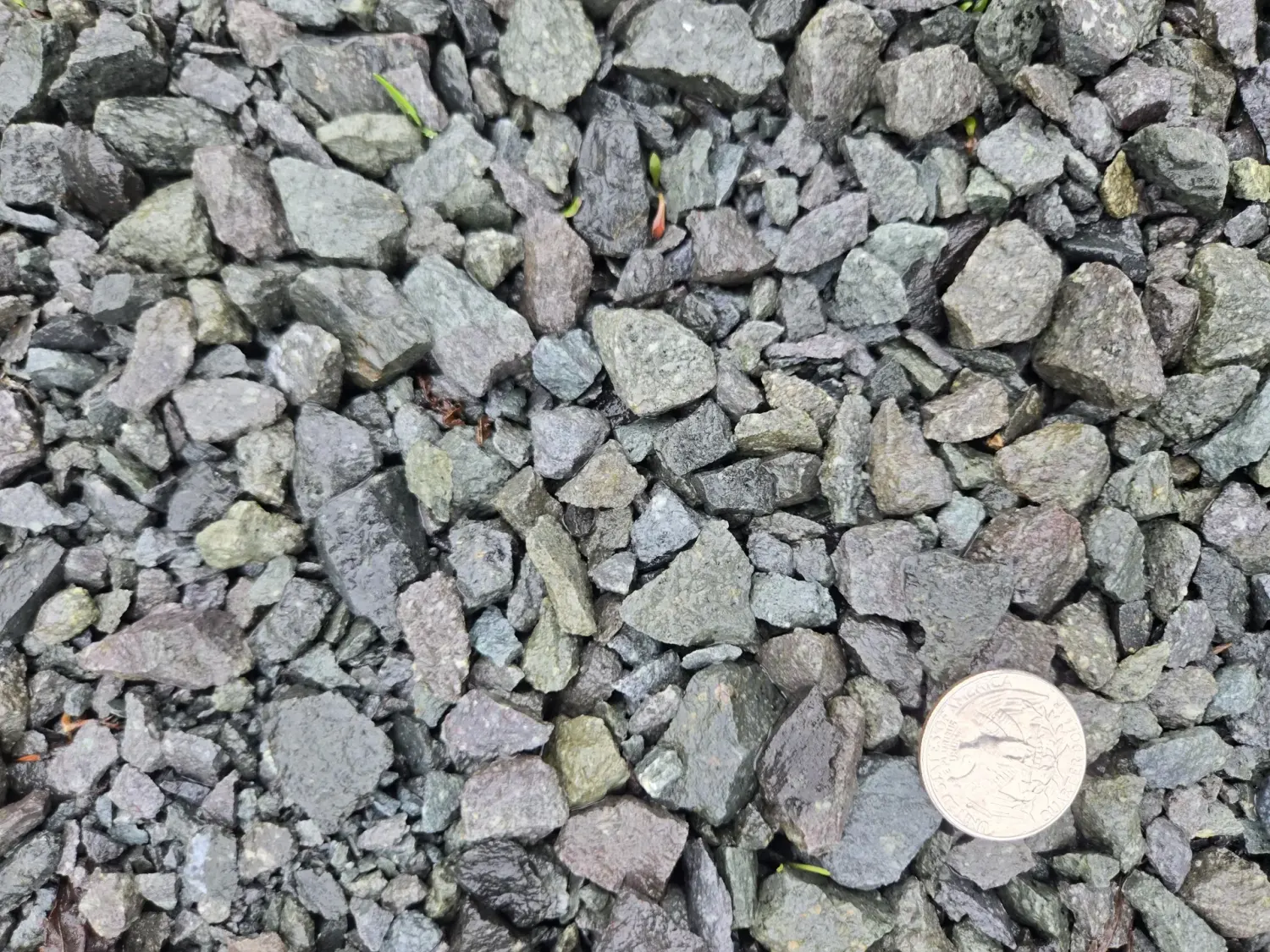 1 1/4" Minus Crushed Rock landscape material
