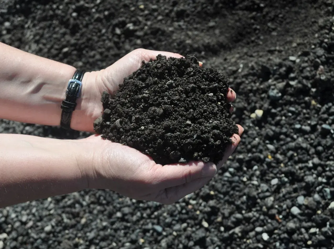 Crushed Asphalt landscape material