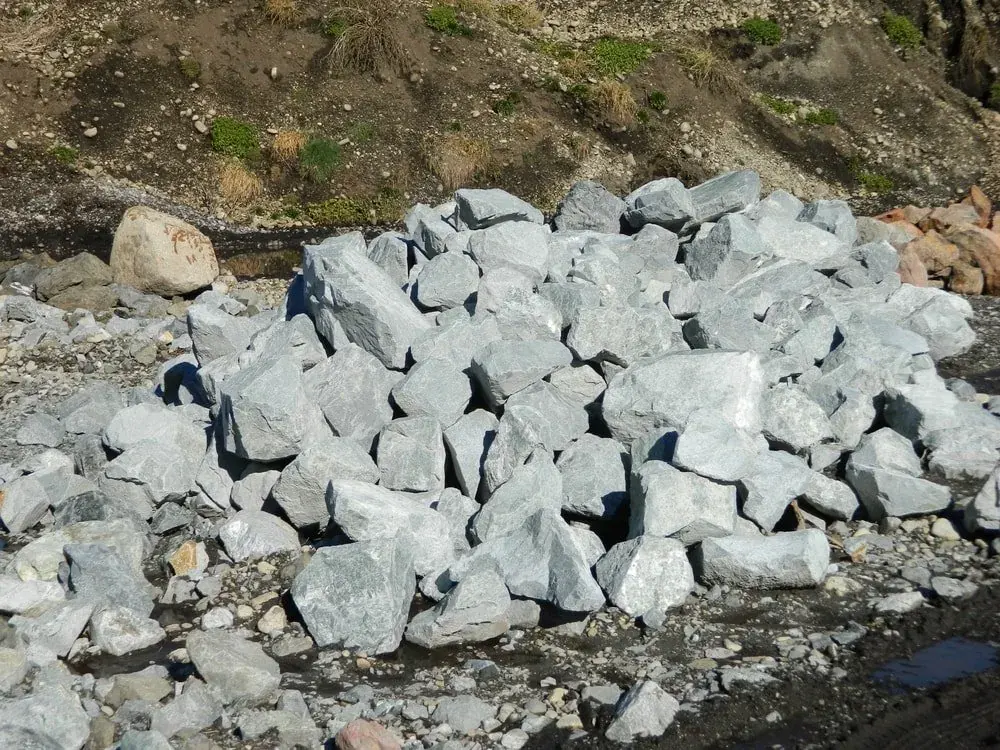 Man Boulders landscape material
