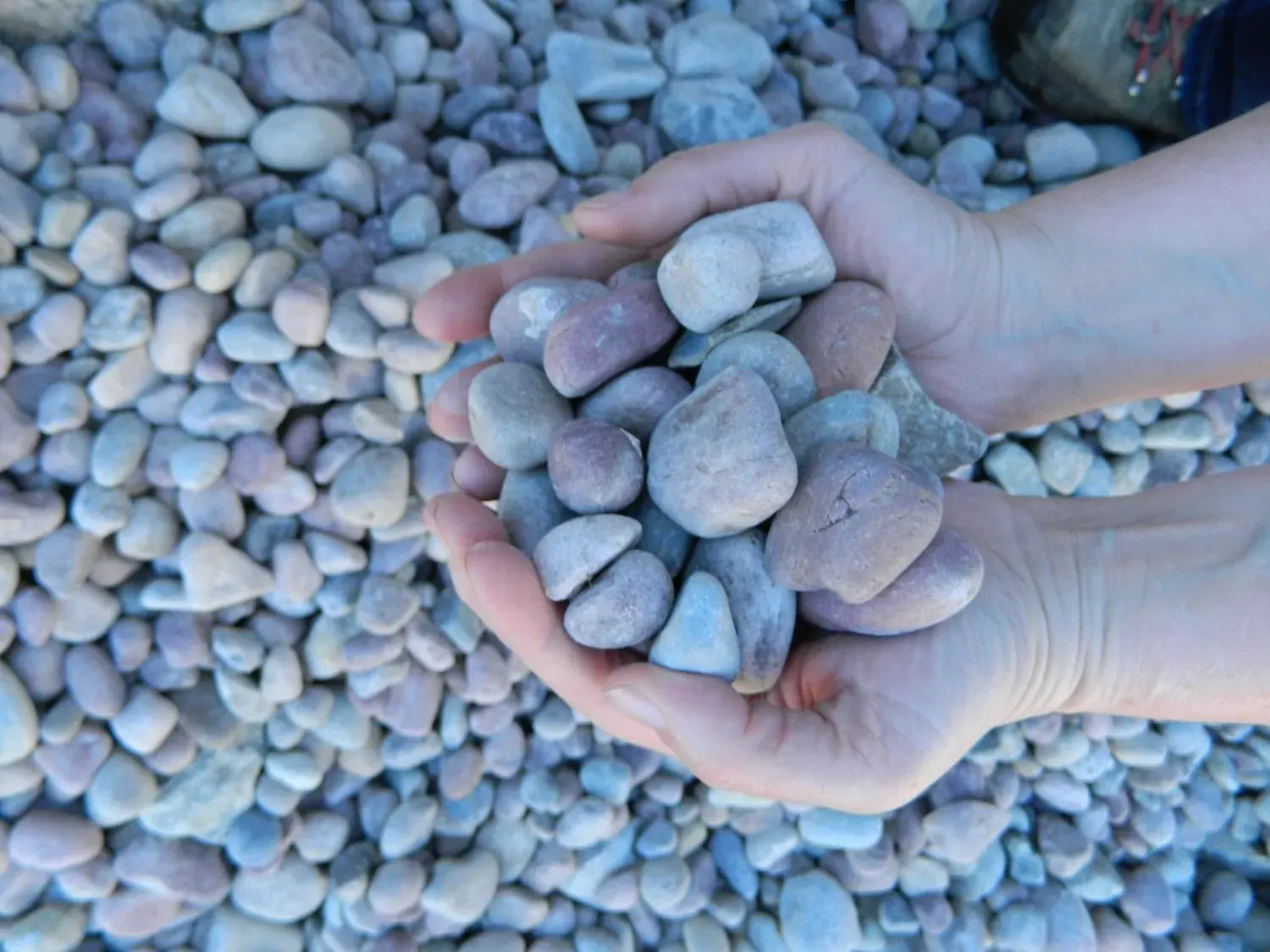 1 1/2" Rainbow Rock landscape material